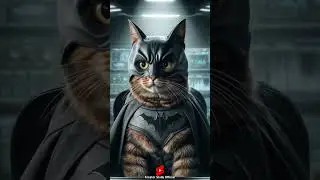 CatMan🦇Ksatria Meong😹 #shorts #FunnyCat #FunnyCats #CatMemes #CatComedy