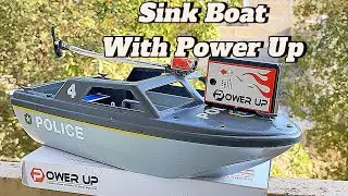 Boat Sink With Electric Motor Power Up | Science Experiment