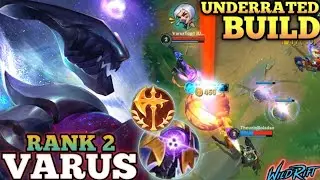 VARUS UNDERRATED OP BUILD! BRUTAL ONE SHOT - TOP 2 GLOBAL VARUS BY VarusTop1 JUNGLE - WILD RIFT