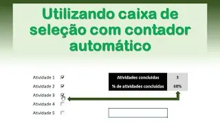 Caixa de sele&ccedil;&atilde;o com contador autom&aacute;tico