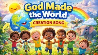 God Made the World 🌍 | Creation Song for Kids | Butterfeet Bible Songs