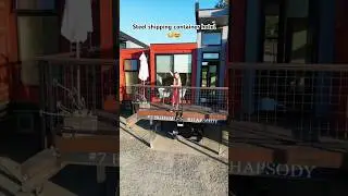 A unique boutique hotel built from industrial shipping crates! Geneseo inn, Paso Robles #shorts