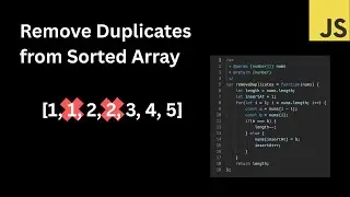 LeetCode Easy: Remove Duplicates from Sorted Array — Simple In-Place Solution