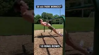 20 min PARK WORKOUT how many rounds can you get???
