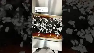 Der geniale Trick, um fettige Grills mit Eis zu reinigen