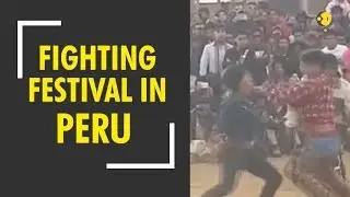 Peruvians welcome New Year with fighting festival