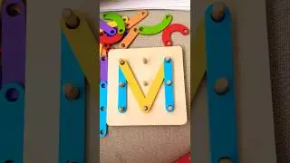 Aprende la letra M el abecedario para ni&ntilde;os #alphabet #abecedario #letraM #letteringvideos #aprender