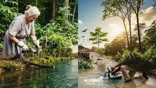 AI Silent Film Nature s Cycle Visualized