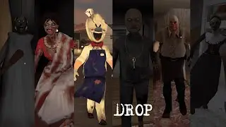 GRANNY VS KAMLA VS SCREAM VS GRANDPA VS MR. MEAT VS EVIL | WHICH HORROR CHARACTERS IS POWERFUL?