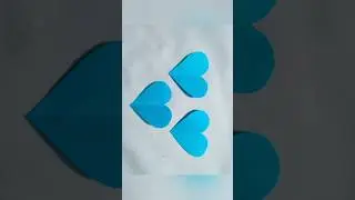 Sabse Aasan Tarika Dil Banane Ka ❤ Easy Paper Heart Cutting✂️#shorts #paperheart #youtubeshorts #diy
