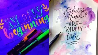 Oddly Satisfying Art Design Video Compilation | Most Satisfying Lettering and Calligraphy #44
