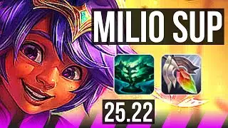 MILIO & Lucian vs MORGANA & Jinx (SUP) | EUW Master | 25.22