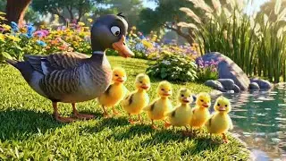 Five Little Ducks Song For Kids | 3D Animated Nursery Rhyme | Kids Songs & Rhymes