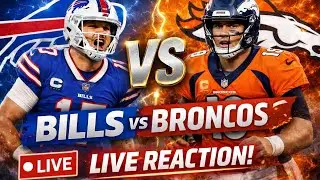 Bills vs Broncos LIVE 🔥 Josh Allen vs Bo Nix | Real-Time Reactions