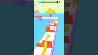 &ldquo;Surfing on Cubes?! 😱&rdquo; Cube Surfer Game Level - 6 #games #gaming #youtubeshort