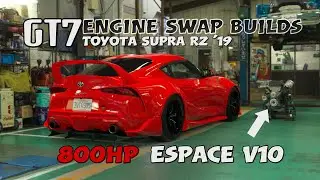 GT7 Builds: Toyota GR Supra RZ '19 with Renault Espace F1 '95 Engine Swap (Update 1.66 – Spec III)