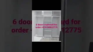 FOR SALE BRAND NEW 6 DOOR CUPBOARD ‼️ORDER NOW‼ +974 5081 2775 #newfurniture #wardrobe