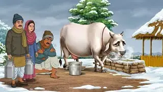 ठंड में गरीब का दूध। Moral story | hindi kahaniya | cartoon video |