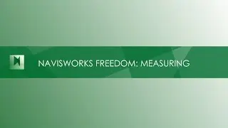 Navisworks Freedom   Measuring