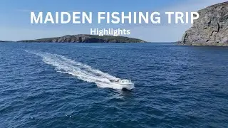 Fishing highlights from first fishing trip on the Orkney Striker 16+
