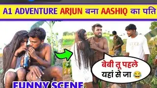 Arjun बना Aashiq का पति | Living 24 Hours In a MiniVillage Challenge | A1 Adventure New Video exposd