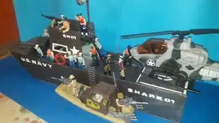 GIJOE SHIP PATROL BOAT SCRATCHBUILT 1:18 FIGURES