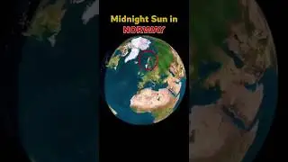 The Midnight Sun: Norway&rsquo;s Endless Day! #shortsvideo #shorts #norway #facts #midnight