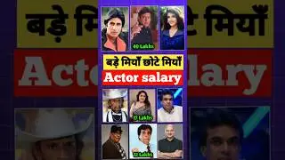 Bade Miyan Chote Miyan actor salary 💰💲 #govinda #amitabhbachchan #90shindisongs