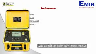 Thiết bị đo điện trở c&aacute;ch điện Chauvin Arnoux C.A 6550 v&agrave; C.A 6555