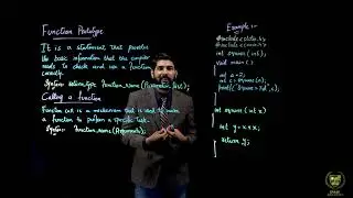 Function Prototype Calling a Function ( Part 02 ) | 12TH COMPUTER SCIENCE | CHP 13 | LECTURE NO 13.3
