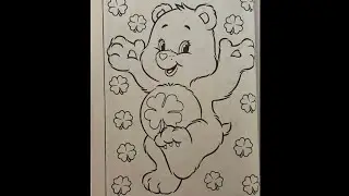 Coloring Good Luck Bear | Care Bears 