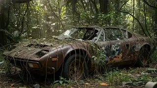 Paid $5000 to Restore an Abandoned 1972 Lamborghini Jarama | ASMR Car Restoration