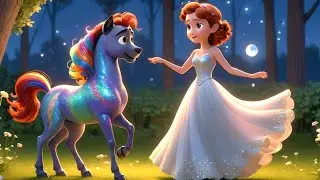 The Magical Unicorn and the Fallen Star | Kids Fantasy Adventure Story | KidsAnimaFun