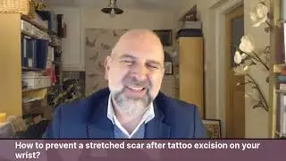 #AskJJ How to prevent a stretched scar after tattoo excision on your wrist?