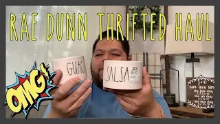 It's My Birthday + Rae Dunn Thrifted Haul!  | #SAVERS #THRIFT #RAEDUNN