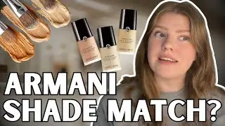 Armani Luminous Silk Shade Matching 🤍