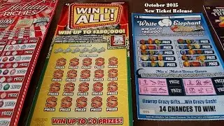 NEW SCRATCH OFF RELEASE OCTOBER 2015 Indiana Hoosier Lottery Live Gambling
