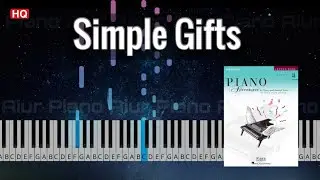 Simple Gifts | Piano Adventures 3A Lesson Book