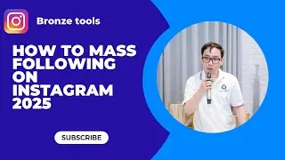 How To Mass Following On Instagram 2025