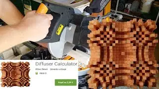 How to Build 2D QRD23 Diffuser Using Mobile Application (Diffuser Calculator)