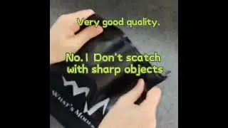 black pvc zipper bag with your logo