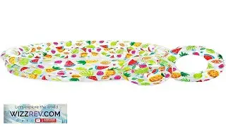 INTEX 3 Piece Pool Set Inflatable Pool Water Ball Swim Ring Kids Garden Review