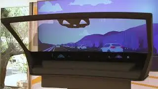 Scenic View HUD is a futuristic full-width head-up display - Continental TechShow 2023