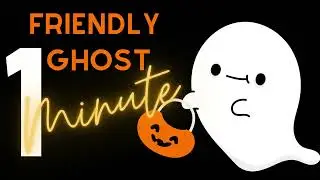 Friendly Ghost 1 Minute Timer 👻 Kids Brain Break Classroom Timer