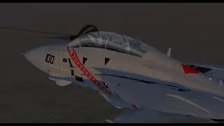 FlightGear 2024.1.3 | F-14B AAR, low-level and CASE III recovery | Sketchiest boat ops you can do