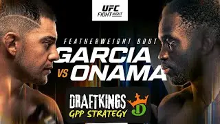 UFC Fight Night DraftKings GPP Builder Show | Tournament Tactics for de Garcia vs Onama