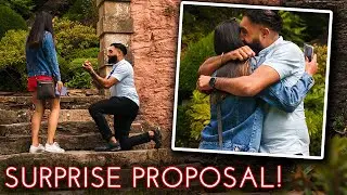 I photographed a surprise wedding proposal!