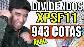 943 COTAS VEJA QUANTO VOU RECEBER DE DIVIDENDOS DO XPSF11