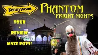 Kennywood Park Phantom Fright Nights 2019 Tour, Review, & Maze POVS!