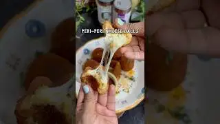 Peri-Peri Cheese Balls😍🔥Quick & Easy Recipe! #cheeseball #quickrecipe #food #recipe #cheesy